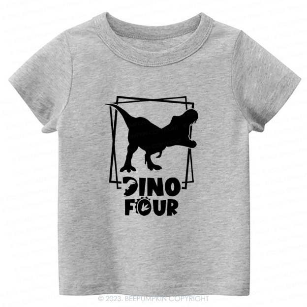 Dino Square T-Rex Kids Shirt