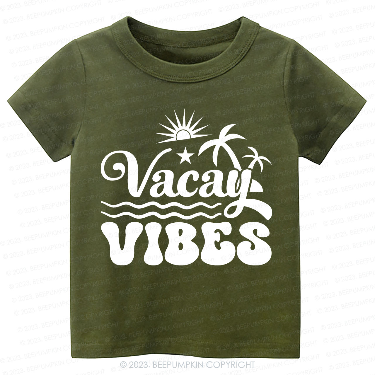 Summer Vacation Vacay Vibes Kids Shirt