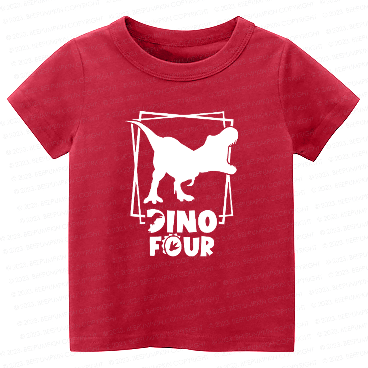 Dino Square T-Rex Kids Shirt