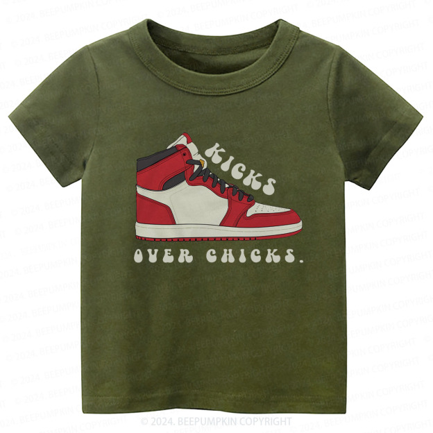 Kicks Over Chicks Toddler&Kids Tees 7