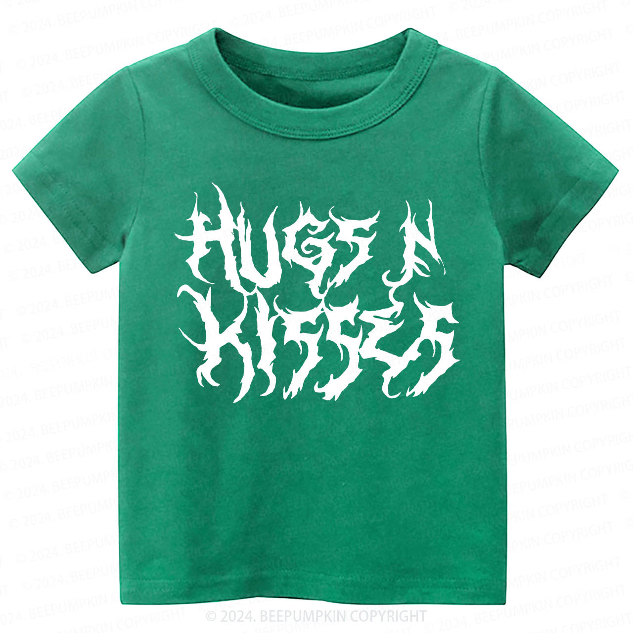 Hugs N Kisses Heavy Metal Toddler&Kids Tees 8