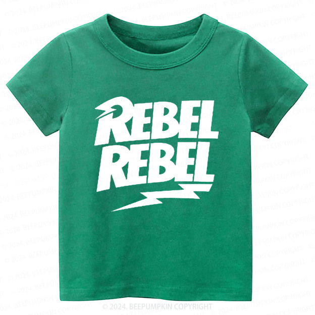 David Bowie Rebel Rebel Toddler&Kids Tees 8