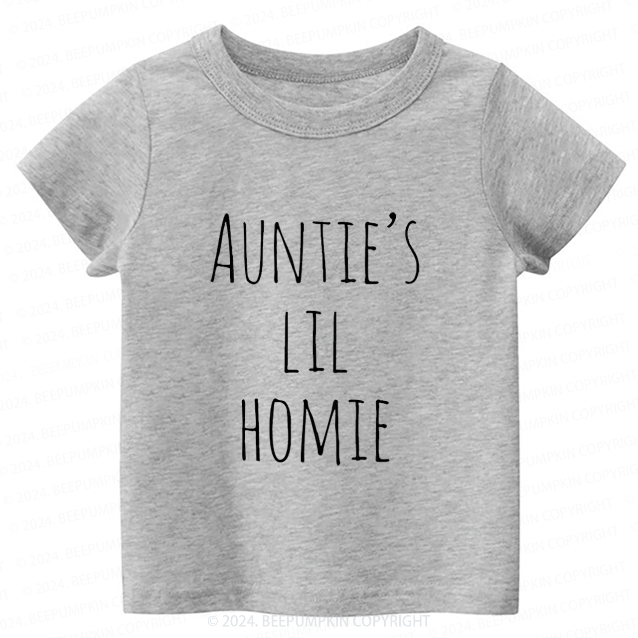Auntie's Lil' Homie Toddler&Kids Tees 7