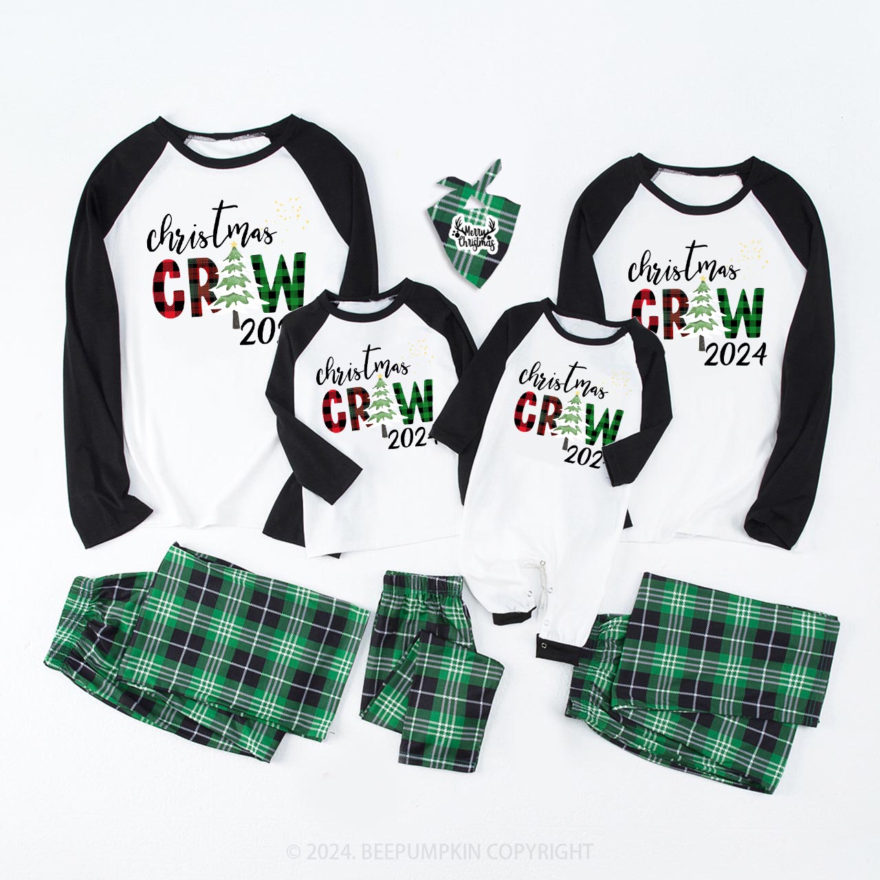 Christmas Tree Family Matching Pajamas