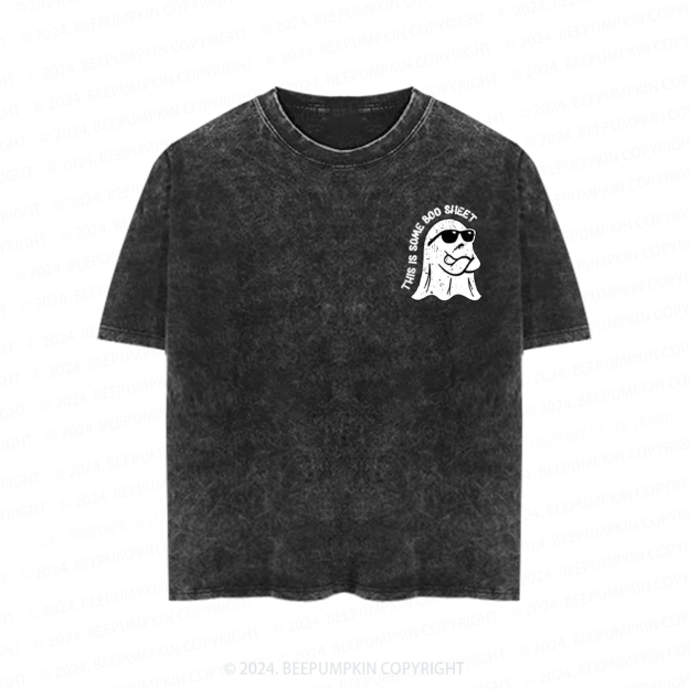 This Is Some Boo Halloween Toddler&Kids Washed Tees          