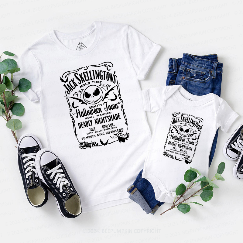 Cute Skeleton Halloween Family Matching Shirts