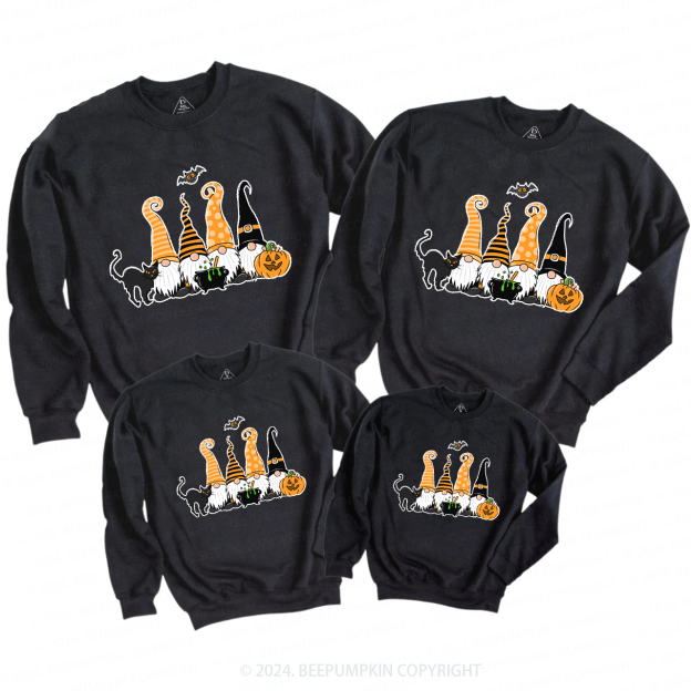Halloween Gnomes Family Matching Sweatshirt