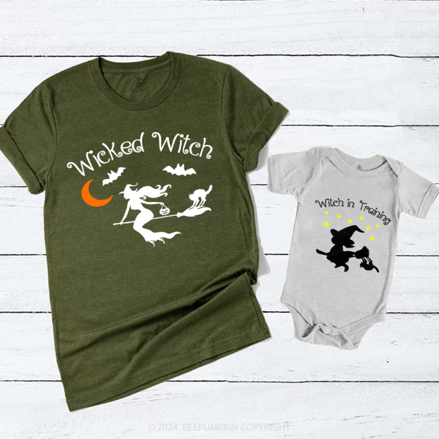 Halloween Wicked Mom&Me Matching Shirt