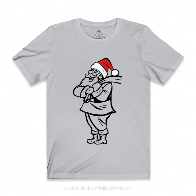 Santa Baby Couple Christmas Pregnancy T-Shirts Beepumpkin