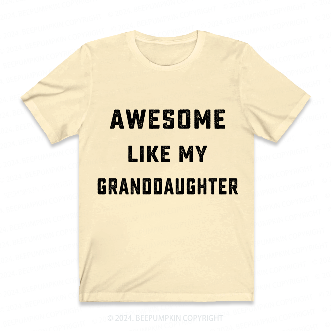 Awesome Like My Granddaughter Personalized Grandpa Shirt