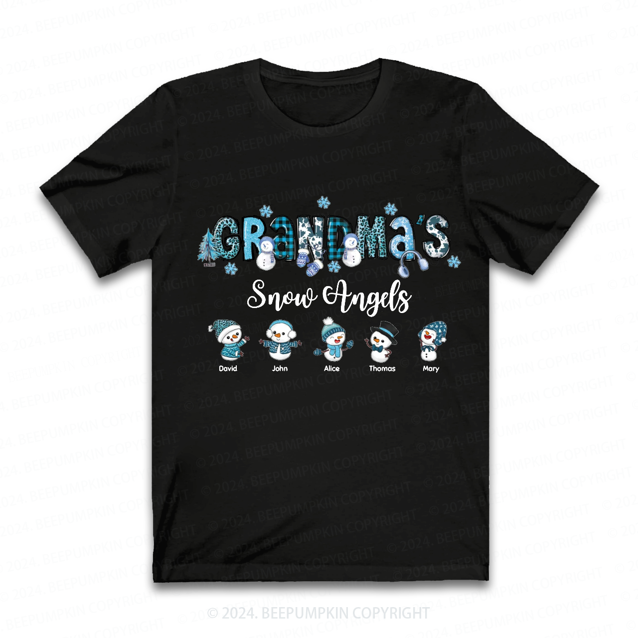 Personalized Christmas Name Grandma Grandma Gift Shirt Beepumpkin 