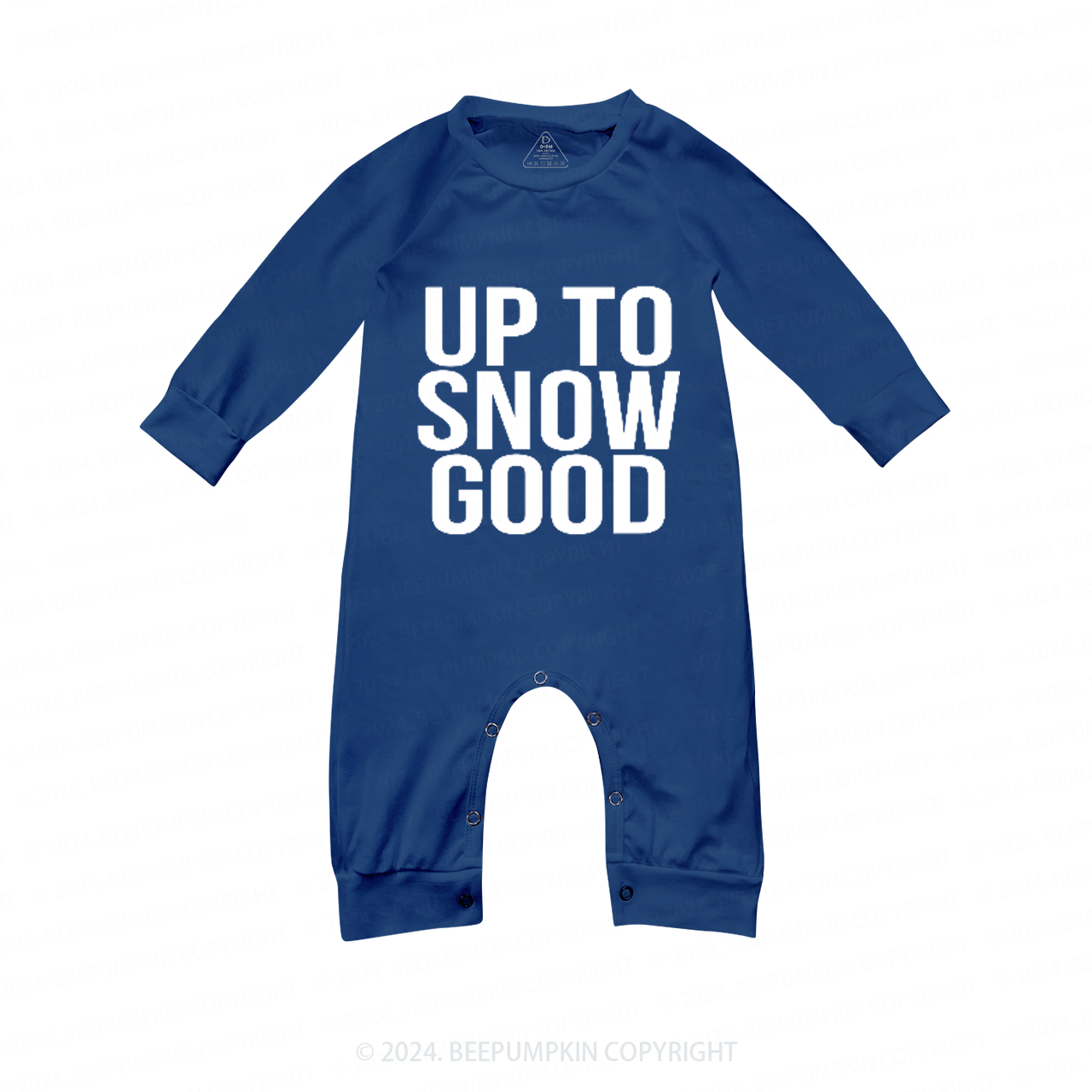 Personalized Holiday Party Family Matching Blue Pajamas Beepumpkin