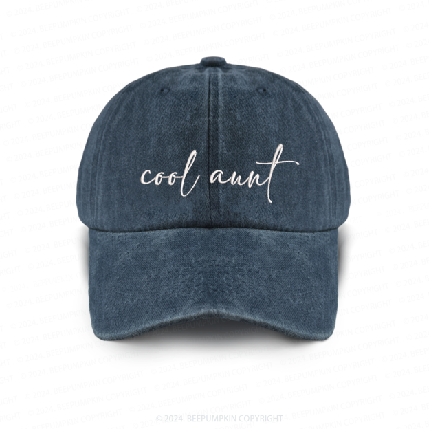 Cool Aunt Embroidered Baseball Cap