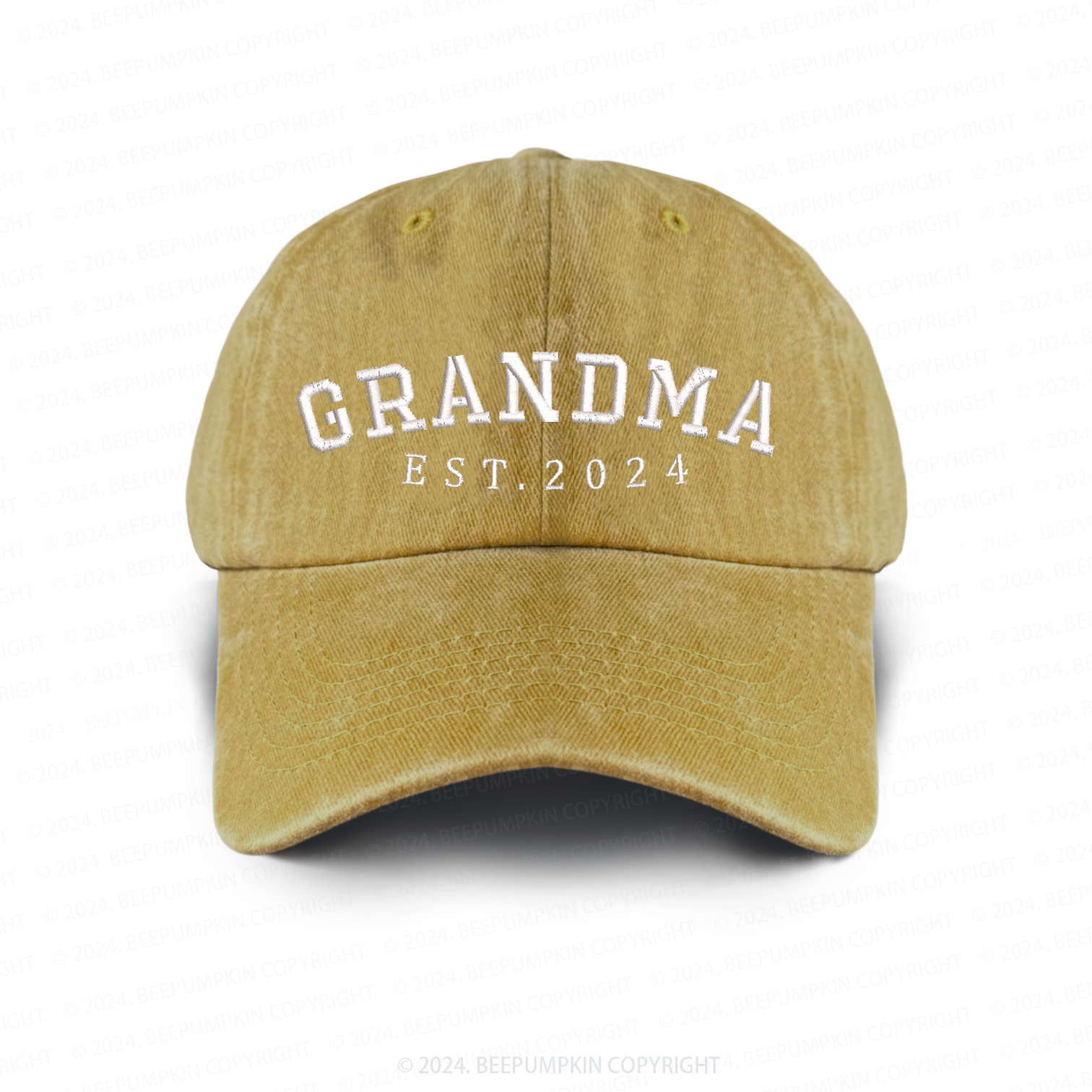Personalized Date Embroidered Vintage Aldult Baseball Hat