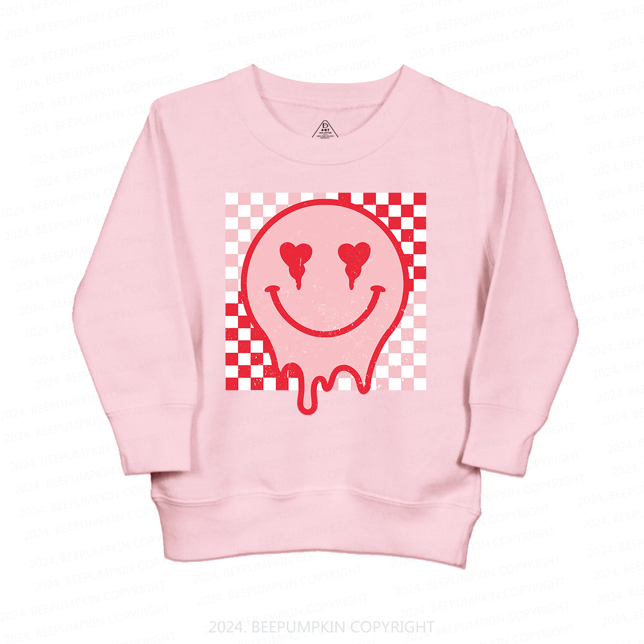 Melt Face Valentine's Day Kids Sweatshirt