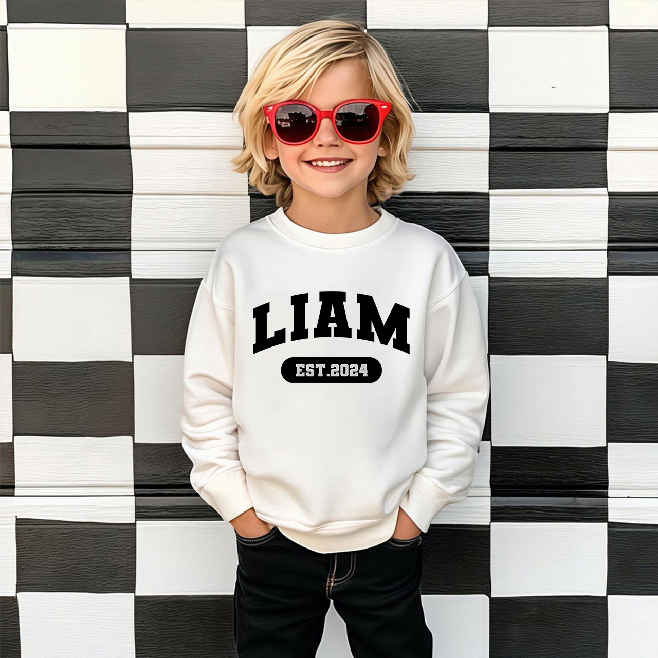 Personalized Name Toddler Sweatshirt