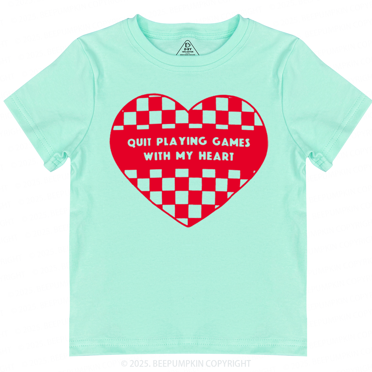 Quit Playing Games With My Heart Toddler&Kid's Tees Beepumpkin