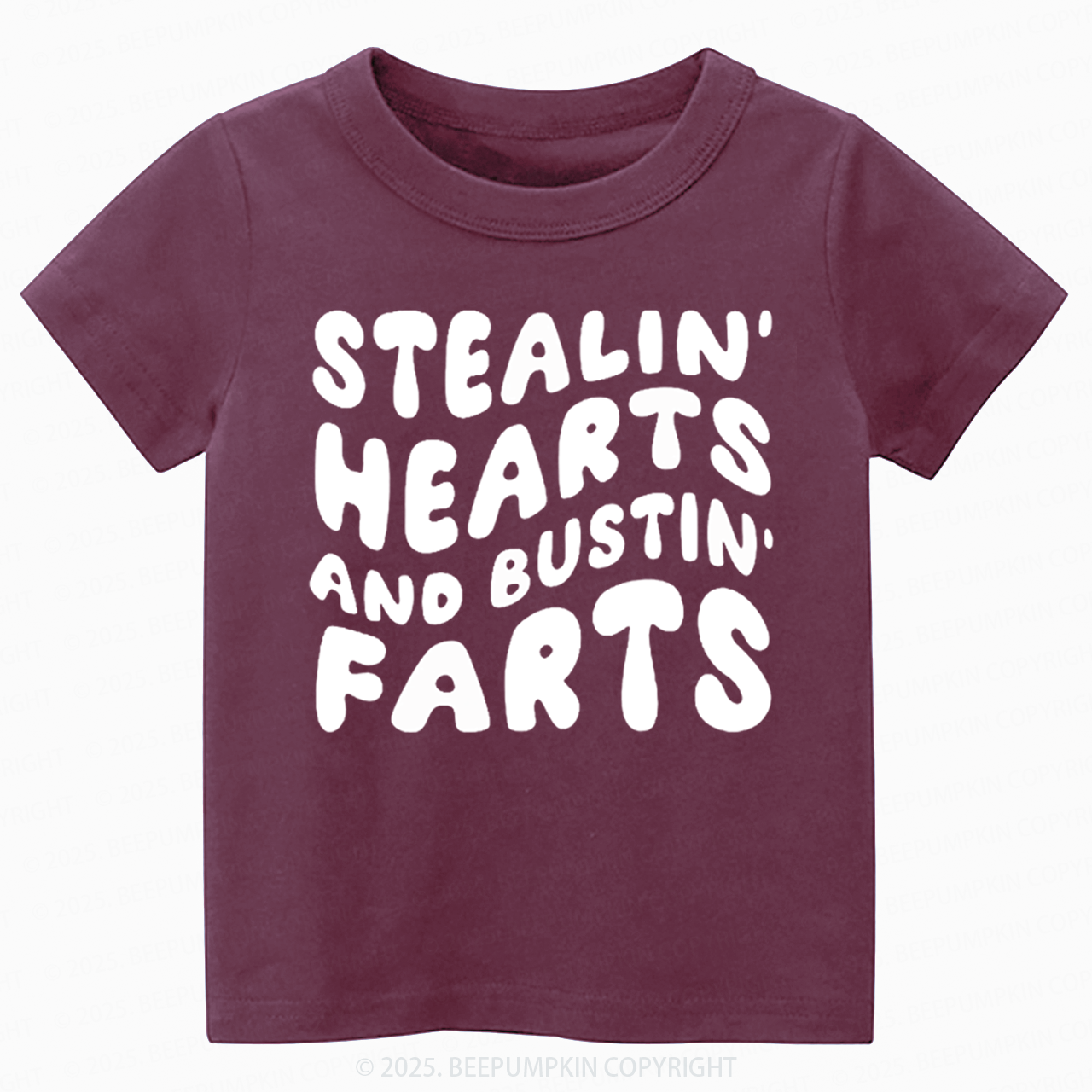 Stealin Hearts And Bustin Farts Valentine's Day Toddler&Kid's Tees Beepumpkin