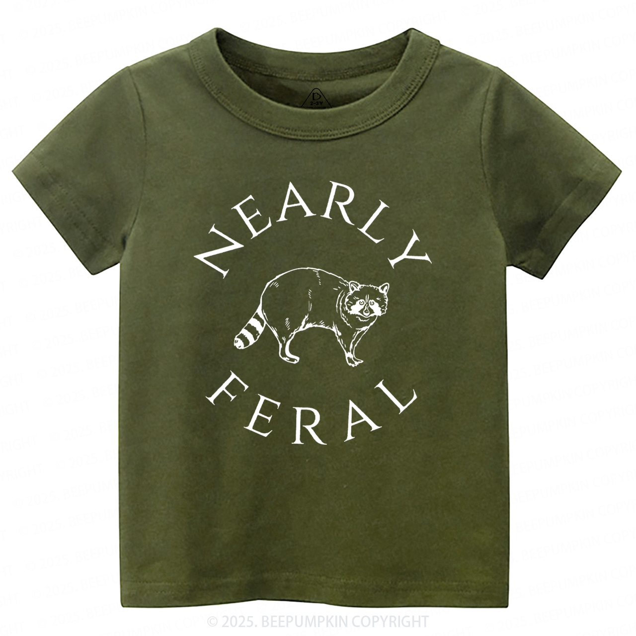 Nearly feral Toddler&Kid's Tees Beepumpkin