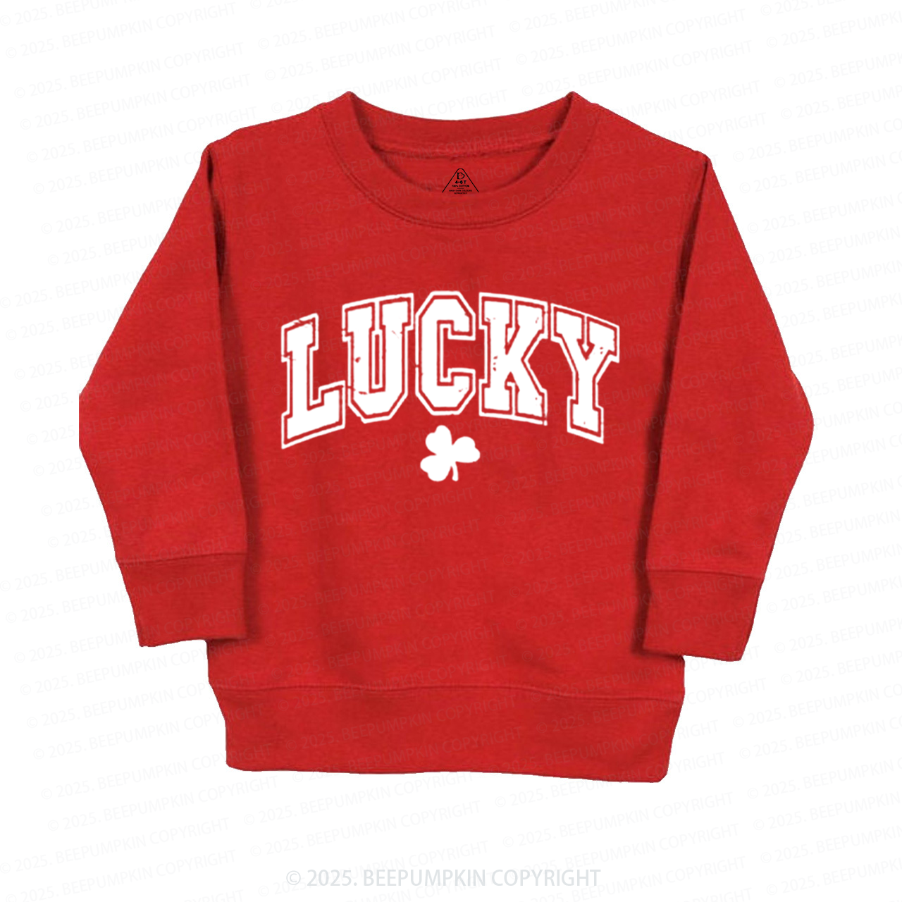 Lucky Shamrock St. Patrick's Day Kid's Sweatshirt