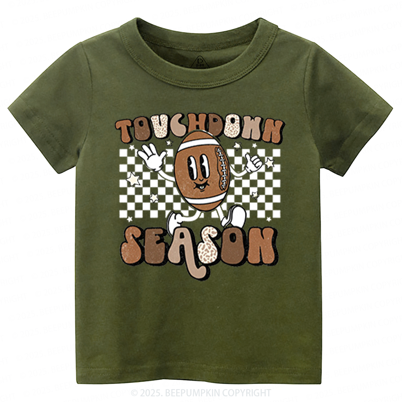 Touchdown Season Toddler&Kid's Tees Beepumpkin