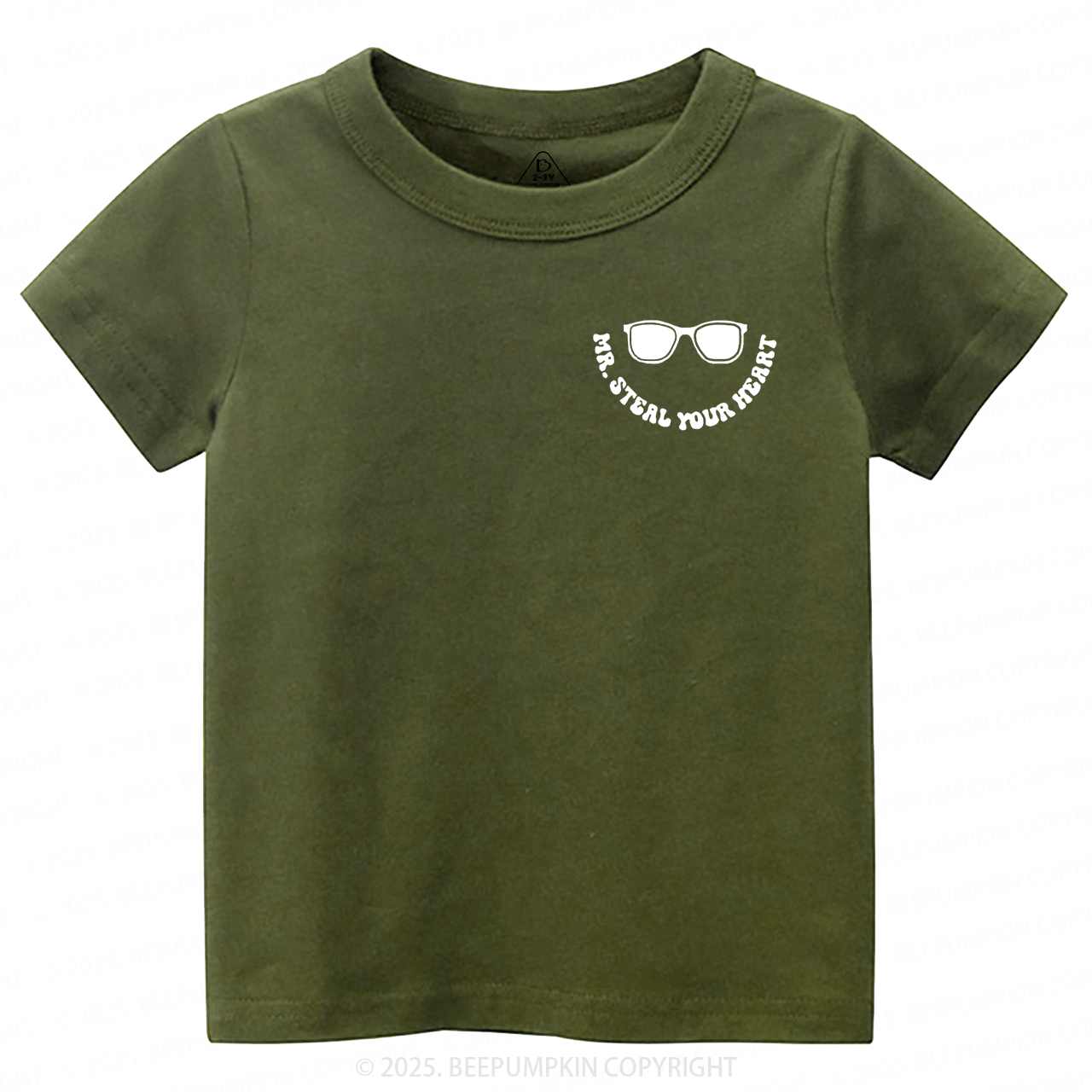 Mr Steal Your Heart Valentine's Day Toddler&Kid's Tees Beepumpkin
