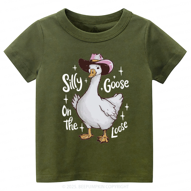 Silly Goose On The Loose Toddler&Kid's Tees Beepumpkin