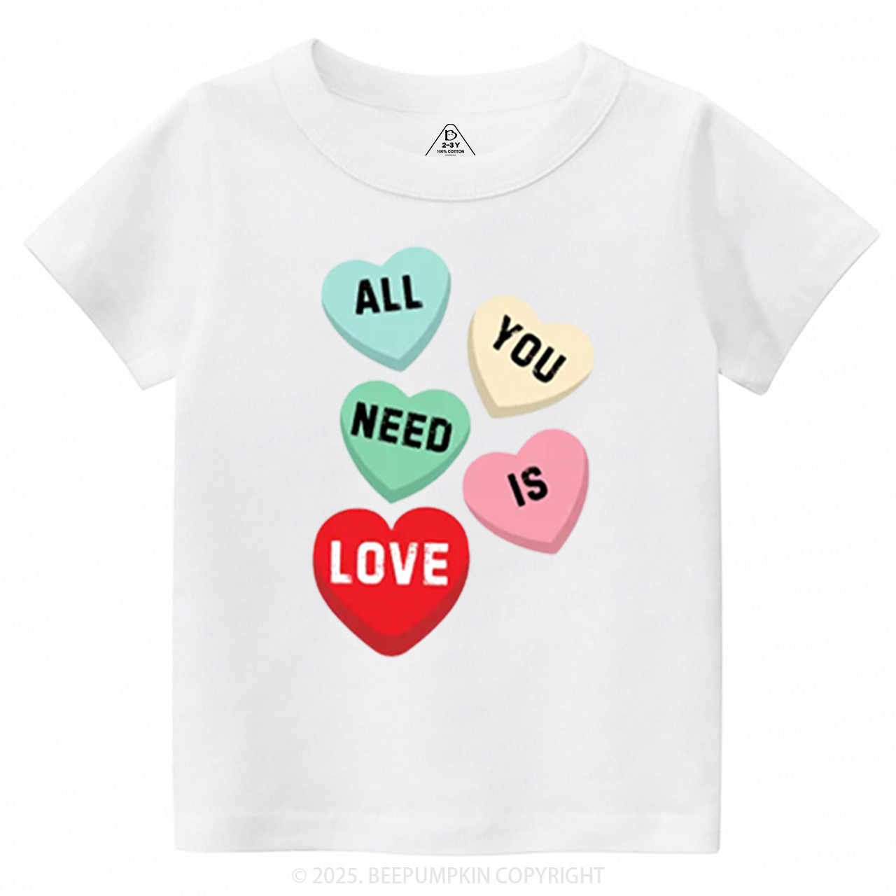 All You Need Is Love Toddler&Kid's Tees Beepumpkin