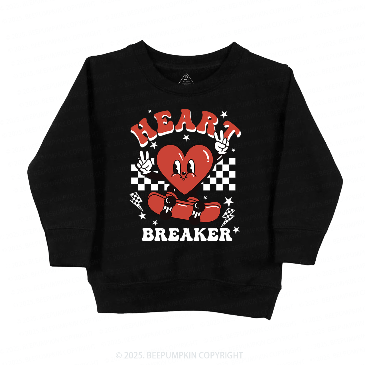 Heart Breaker Valentine's Day Kid's Sweatshirt 2