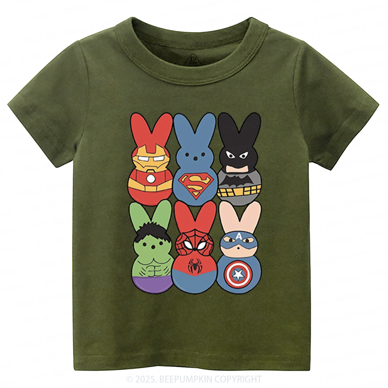 Heroes Easter Day Toddler&Kid's Tees Beepumpkin