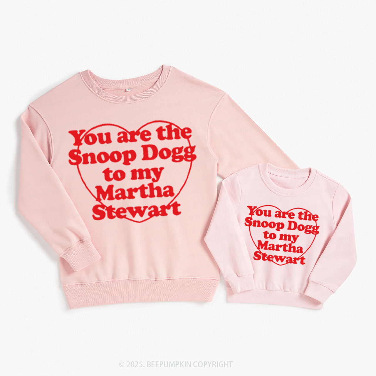 You Are The Cute Dogg To My Valentine's Day Family Matching Sweatshirts