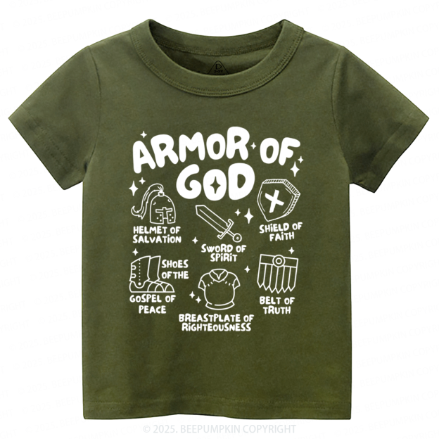 Armor of God Toddler&Kid's Tees Beepumpkin