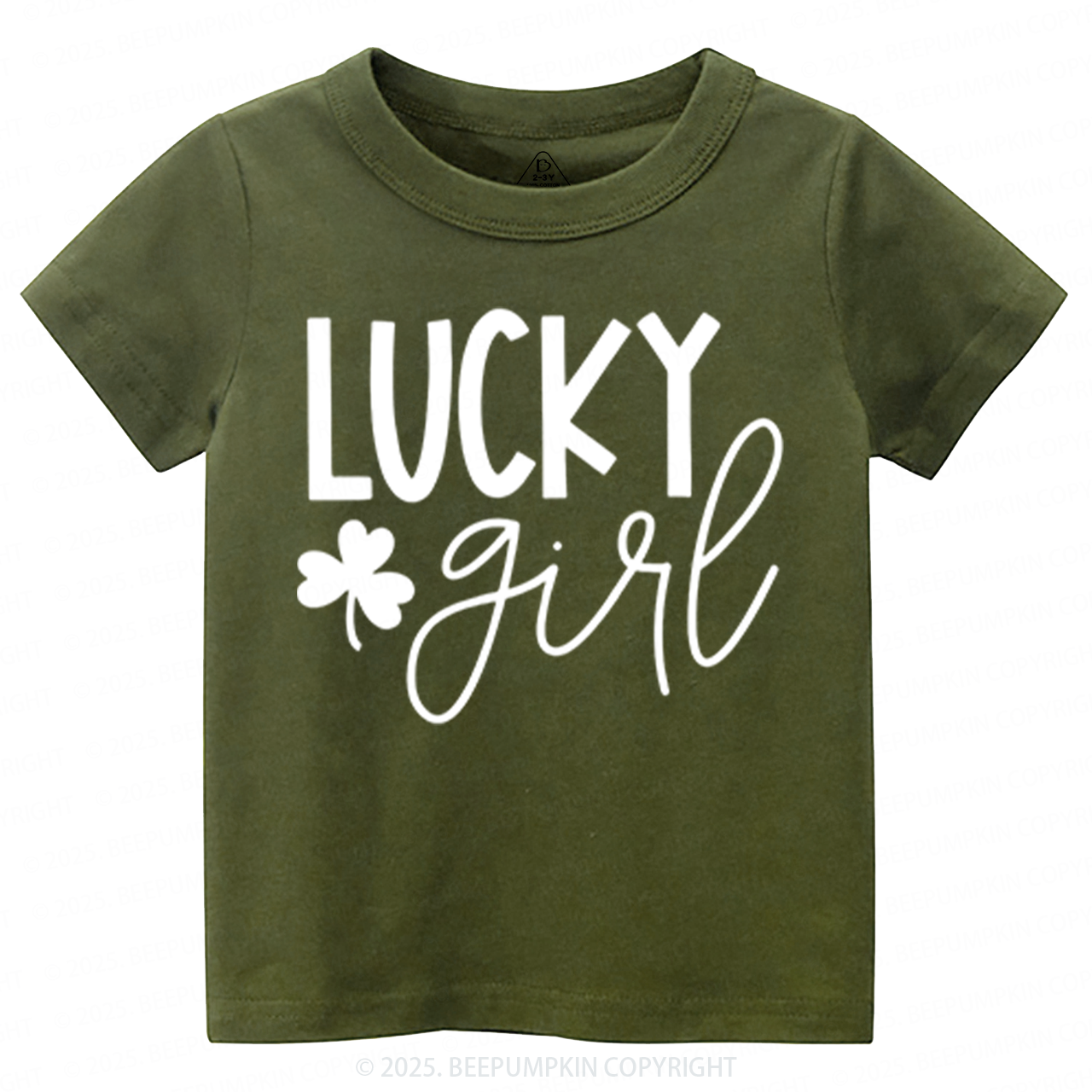 Personalized Lucky Boy And Girl St.Patricks Day Toddler&Kid's Tees Beepumpkin