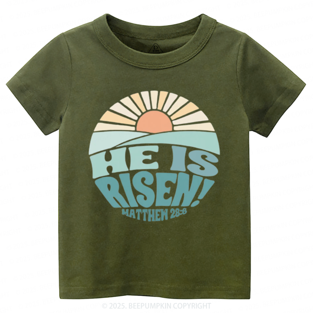 He is Risen Toddler&Kid's Tees Beepumpkin