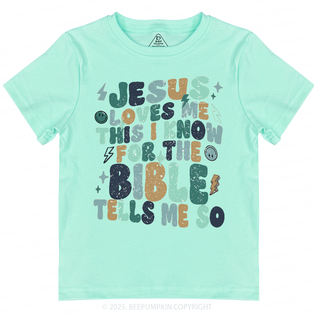 Jesus Loves Me Toddler&Kid's Tees Beepumpkin
