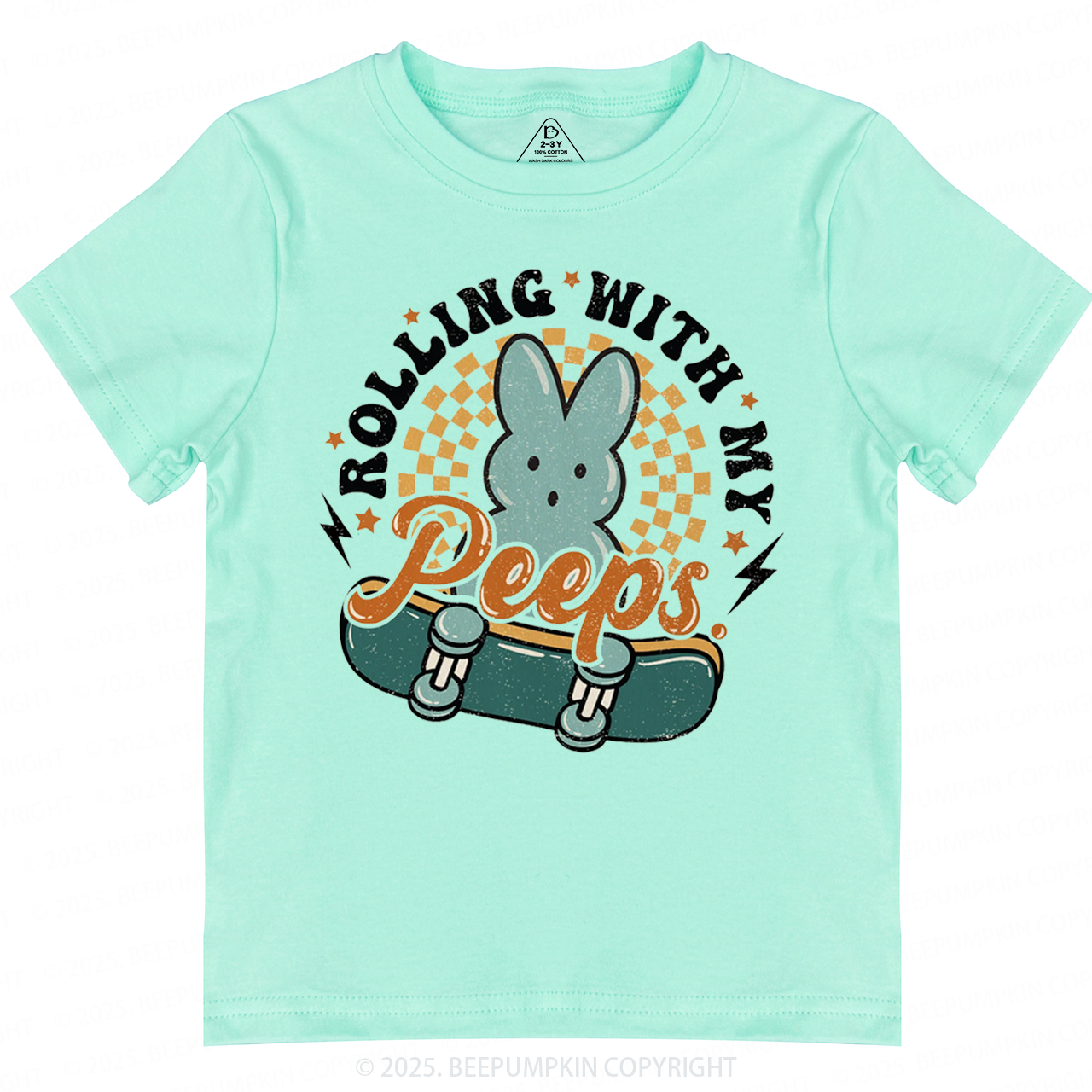 Rolling With My Peeps Toddler&Kid's Tees Beepumpkin