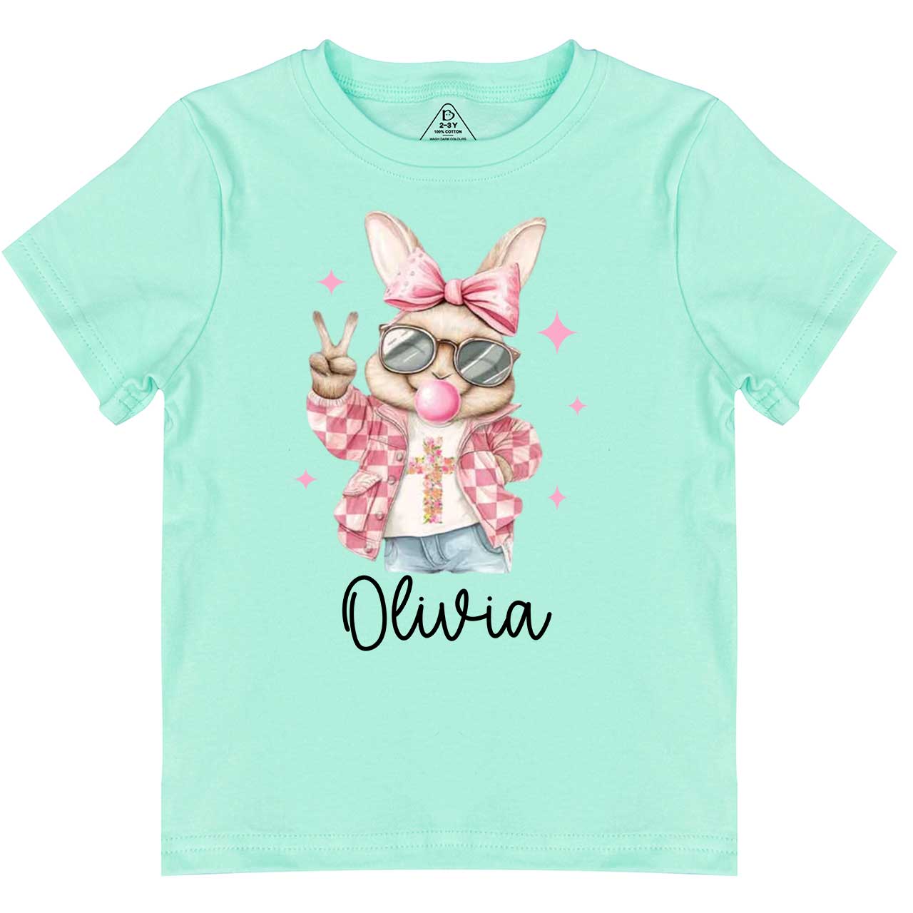 Bubble Gum Bunny Toddler&Kid's Tees Beepumpkin