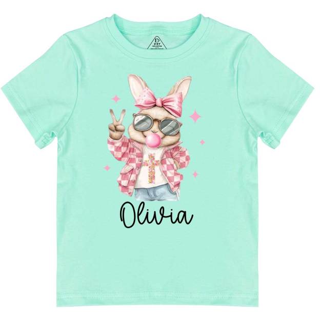 Bubble Gum Bunny Toddler&Kid's Tees Beepumpkin
