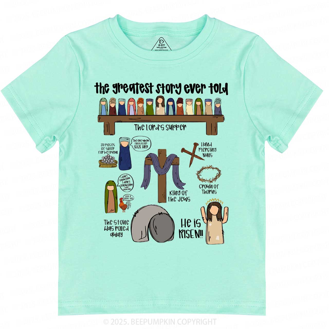 The Greatest Story Ever Told Toddler&Kid's Tees Beepumpkin