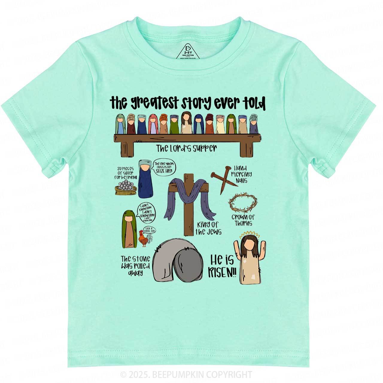 The Greatest Story Ever Told Toddler&Kid's Tees Beepumpkin