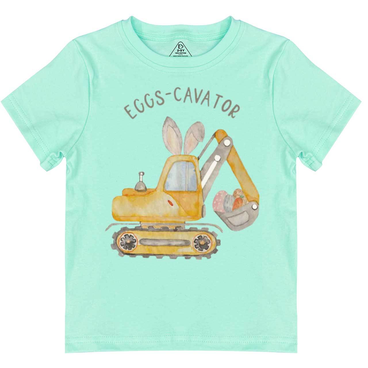 Eggs-Cavator Toddler&Kid's Tees Beepumpkin