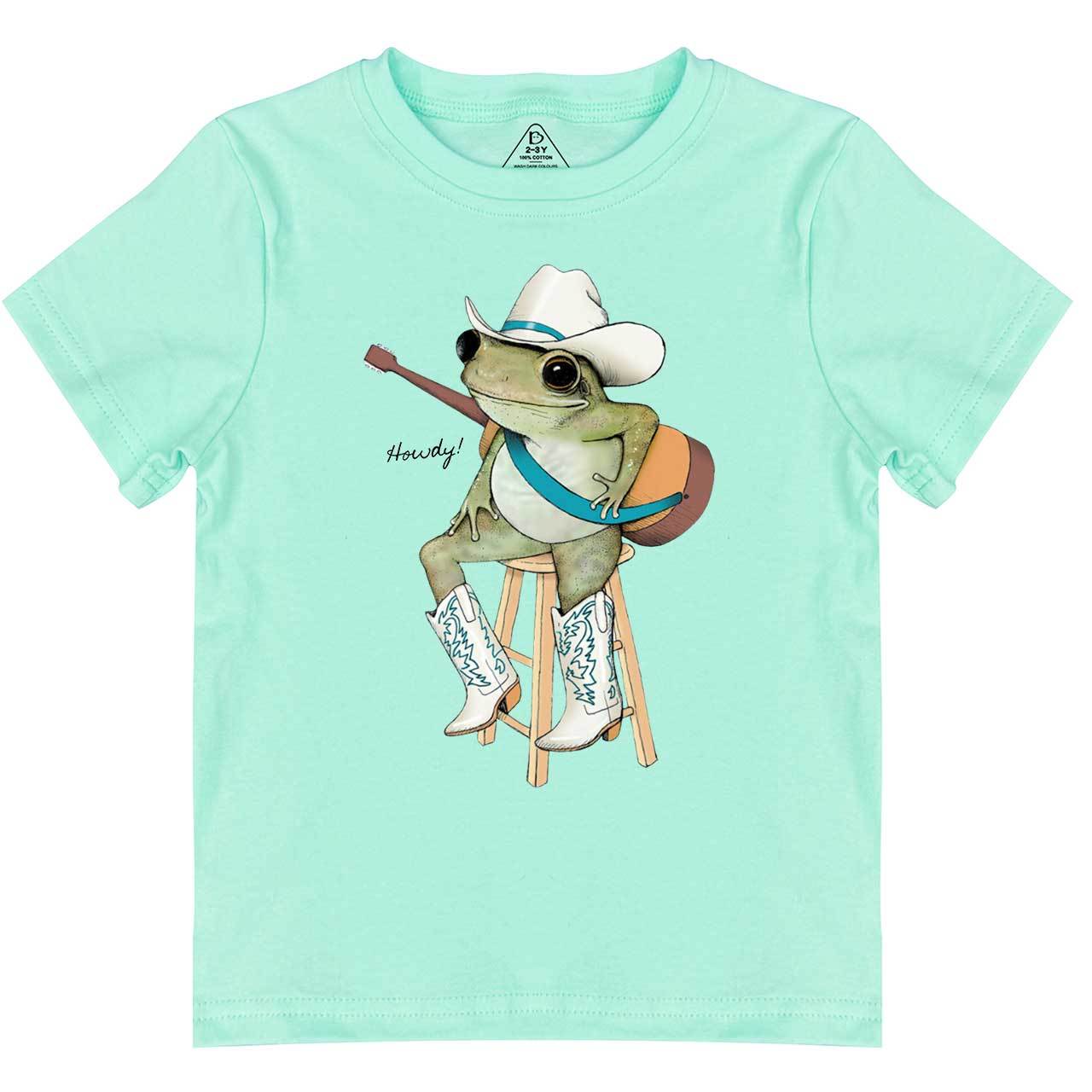 Cowboy Frog Toddler&Kid's Tees Beepumpkin