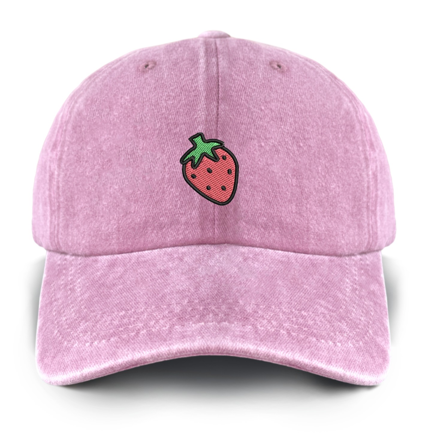 Personalized 17 Types Of Fruit Embroidery Washed Baseball Cap For Kids