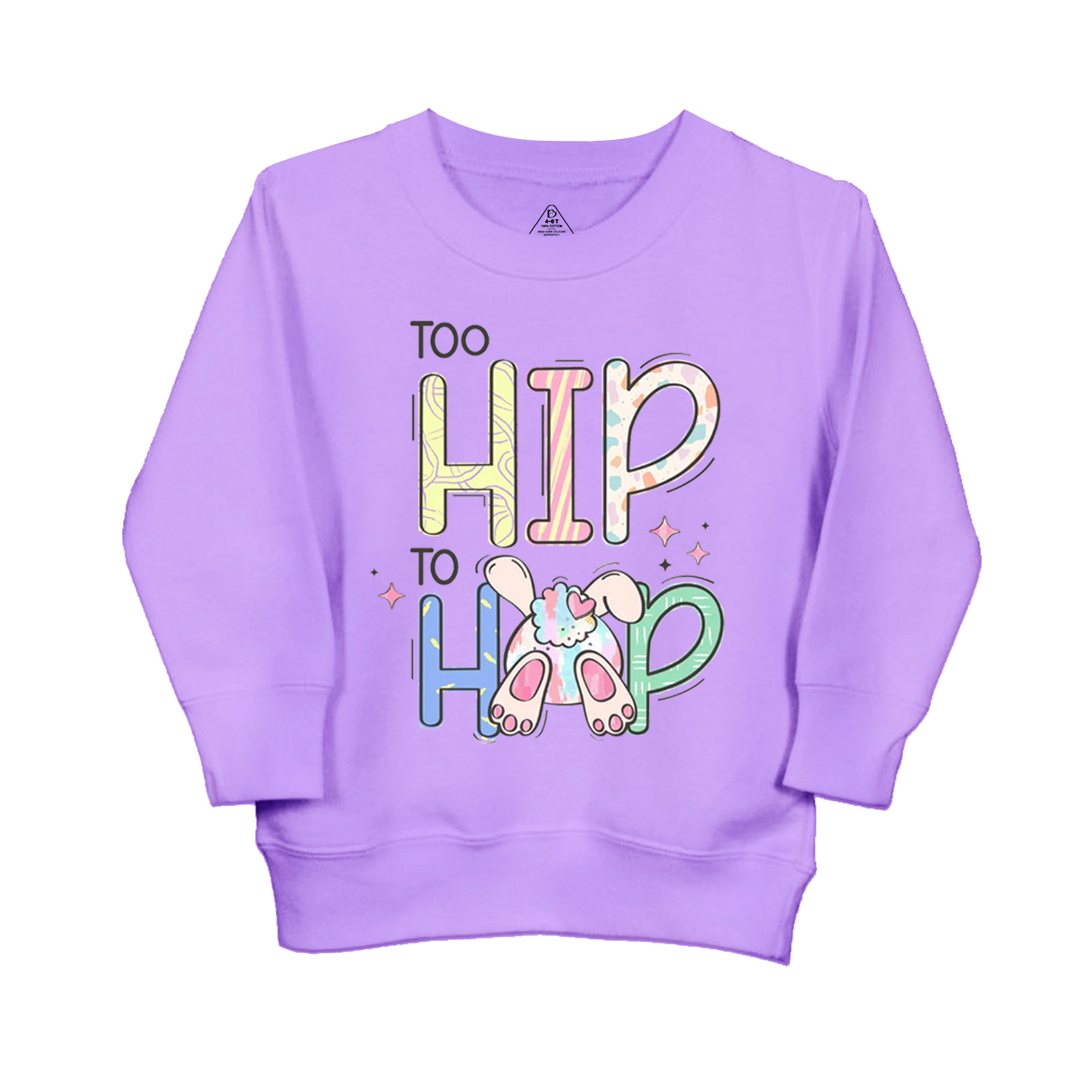 Too Hip To Hop Bunny Kid's Sweatshirt