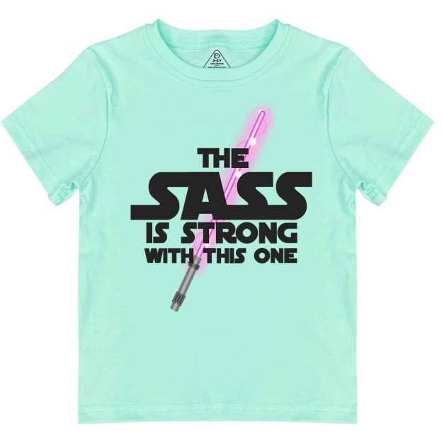 The Sass Is Strong With This One Toddler&Kid's Tees Beepumpkin 7