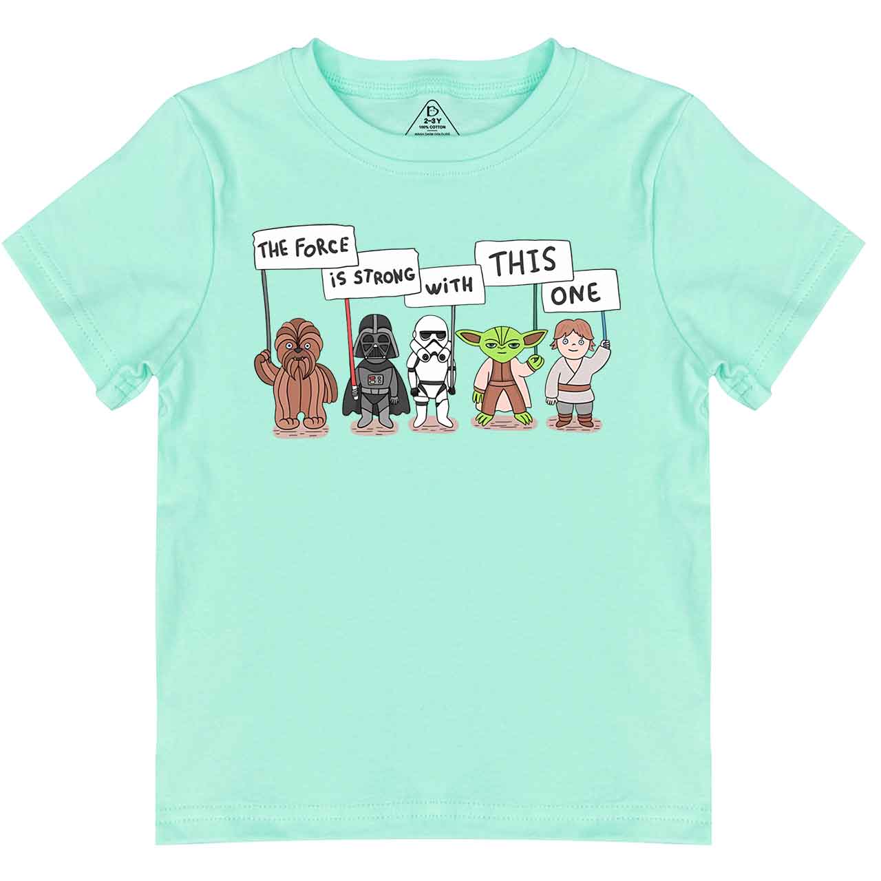 The Force Is Strong With This One Toddler&Kid's Tees Beepumpkin