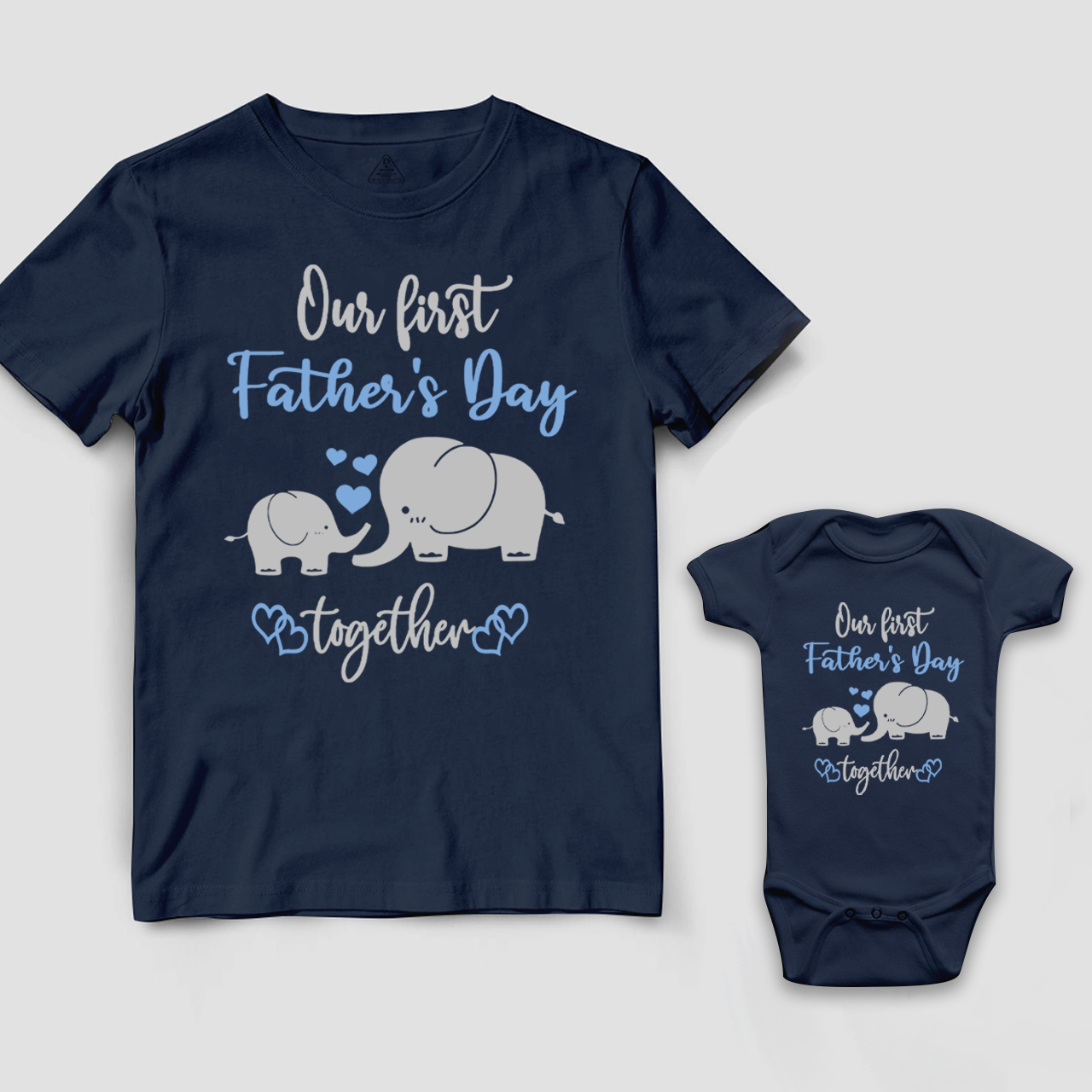 Our First Fathers Day Daddy And Me Matching Shirt