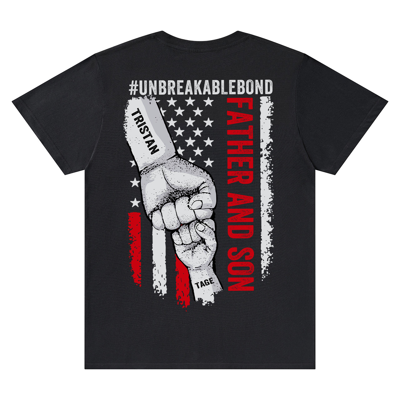  Personalized Unbreakable Bond Dad and me Shirt