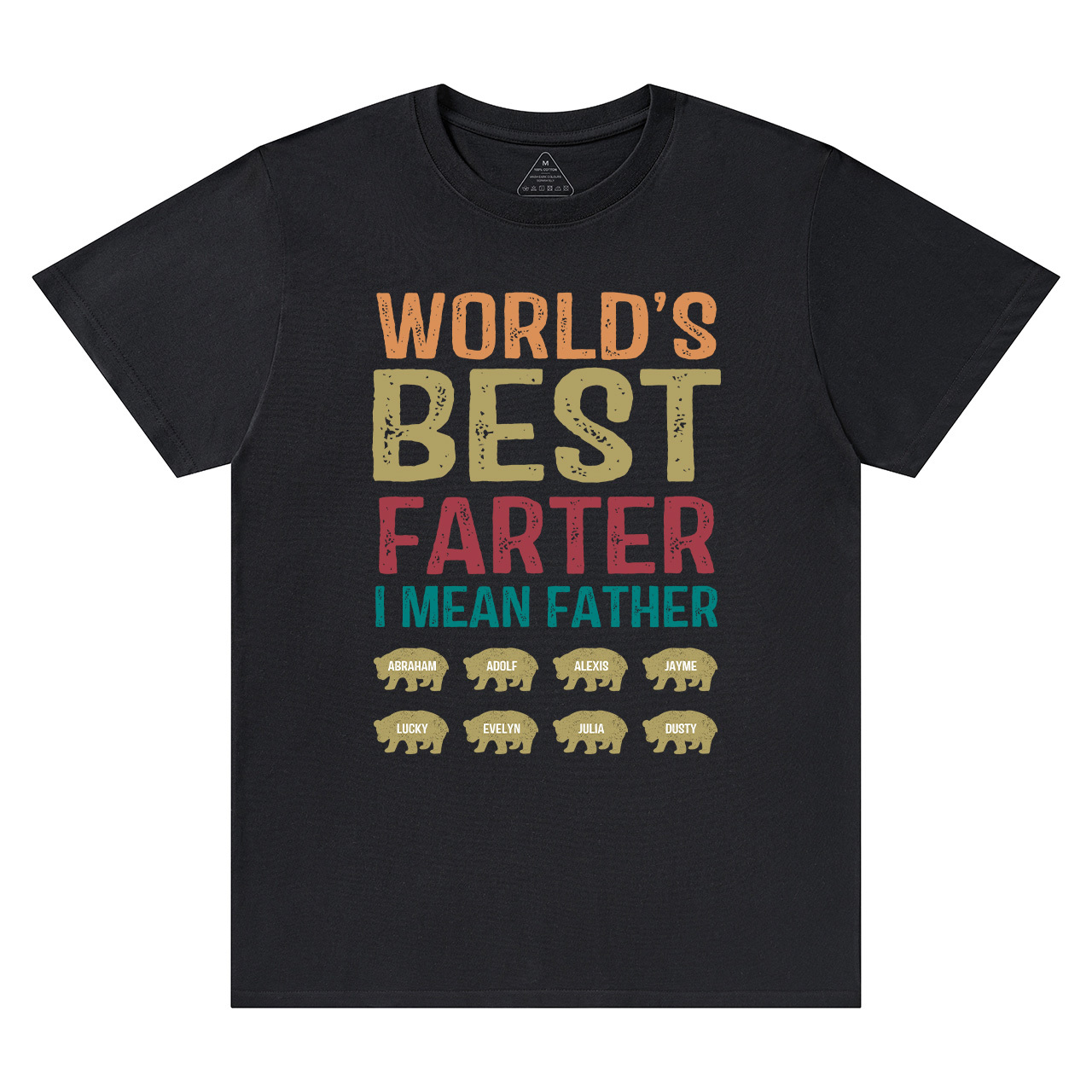 Personalized World's Best Farter I Mean Father Funny Shirt