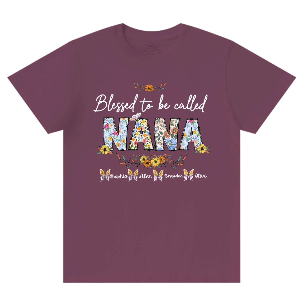 Personalized Blessed To Be Called Nana T-Shirts